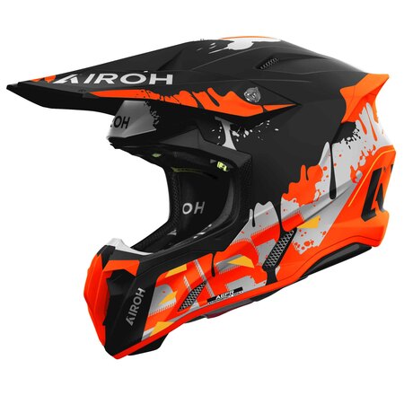 Airoh Helm | Twist 3 | Dirt | schwarz/fluo-orange