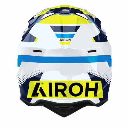 Preview: Airoh Helm | Wraaap | Vision | weiß/blau-fluo-gelb