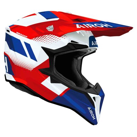 Preview: Airoh Helm | Wraaap | Vision | weiß/blau-rot