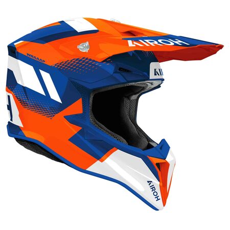 Preview: Airoh Helm | Wraaap | Vision | weiß/blau-fluo-orange