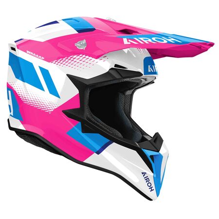 Preview: Airoh Helm | Wraaap | Vision | weiß/blau-pink