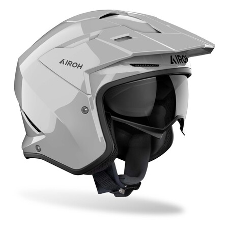 Airoh Helm | Kombakt | hellgrau