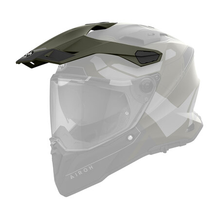 Airoh Schild Commander 2 Reveal matt-military grün/schwarz-grau