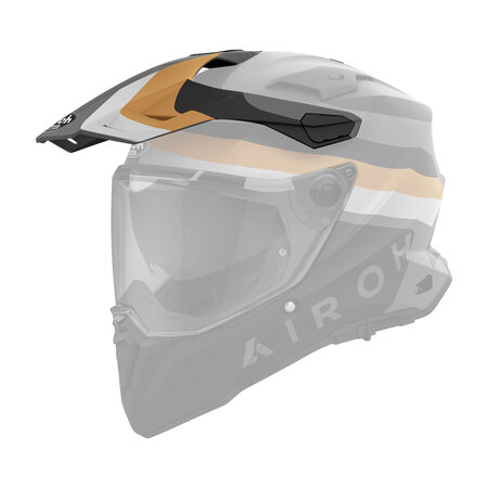 Airoh Schild Commander 2 Doom matt-schwarz/grau-gold
