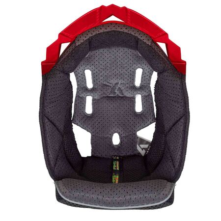 Airoh | Innenausstattung | Aviator 3 | grau/rot