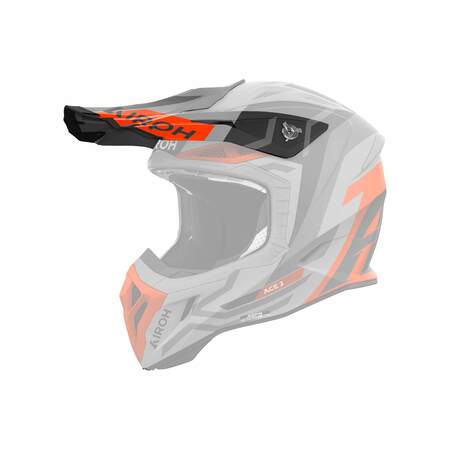 Airoh | Schild | Aviator Ace 2 | Ground | matt-grau/schwarz-orange