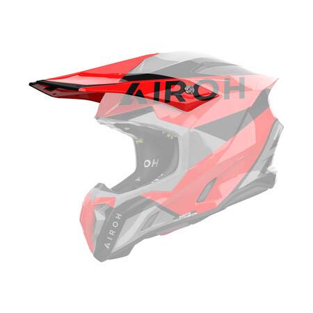 Airoh | Schild | Twist 3 | King | rot/schwarz-grau