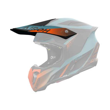 Airoh | Schild | Twist 3 | Shard | matt-schwarz/blau-orange