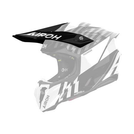 Airoh | Schild | Twist 3 | Thunder | schwarz/weiß-grau