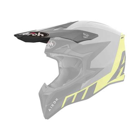 Airoh | Schild | Wraaap | Reloaded | matt-grau/schwarz-fluo-gelb