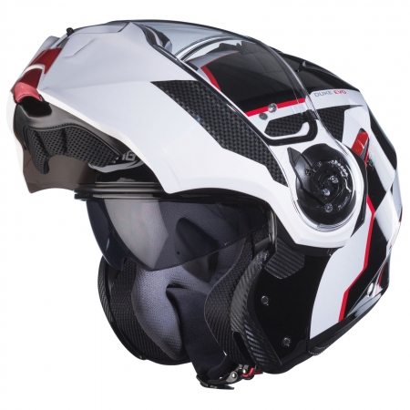 Caberg Helm | Duke Evo | Move | schwarz/weiß-rot