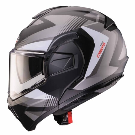 Preview: Caberg Helm | Trip | Lunar | matt-schwarz/grau-weiß-anthrazit