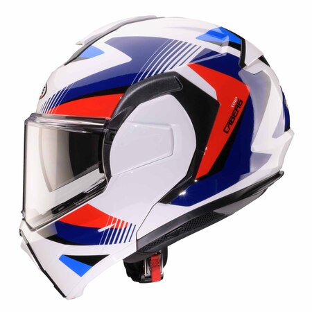 Preview: Caberg Helm | Trip | Lunar | weiß/blau-rot