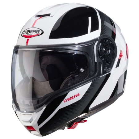 Caberg Helm Levo X Manta weiß/anthrazit-rot