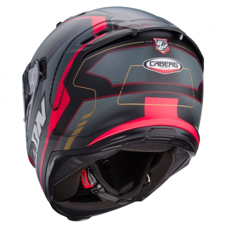 Caberg Helm | Avalon X | Optic | matt-schwarz/grau-rot