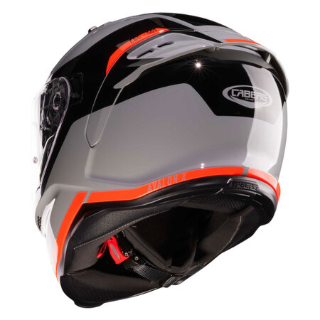 Caberg Helm | Avalon X | Pure | grau/schwarz-fluo-orange