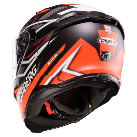 Caberg Helm | Avalon X | Brama | matt-schwarz/fluo-rot-anthrazit