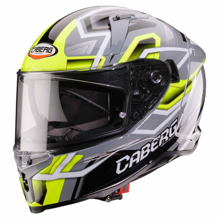 Caberg Helm | Avalon X | Brama | grau/schwarz-fluo-gelb