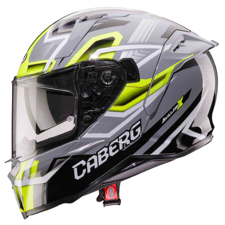 Caberg Helm | Avalon X | Brama | grau/schwarz-fluo-gelb