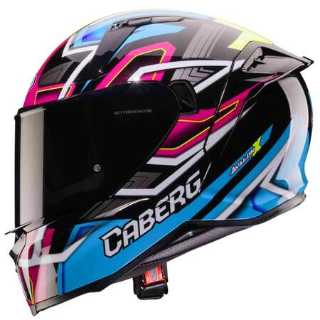 Caberg Helm | Avalon X | Brama | schwarz/hellblau-fluo-gelb-Fuchsia