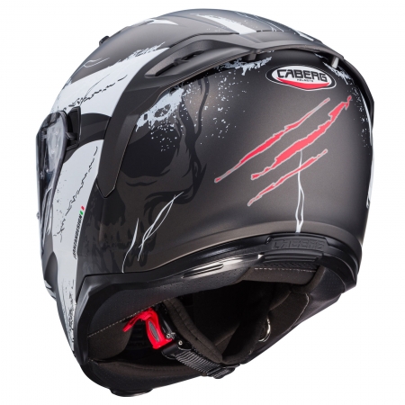 Caberg Helm | Avalon X | Punk | matt-grau/schwarz-rot