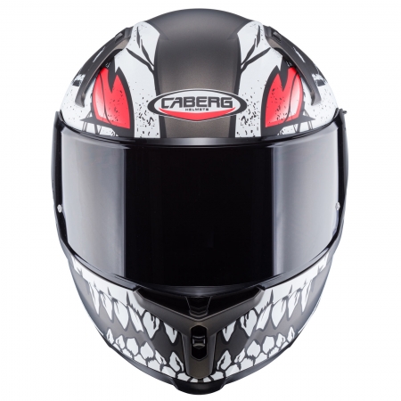 Caberg Helm | Avalon X | Punk | matt-grau/schwarz-rot