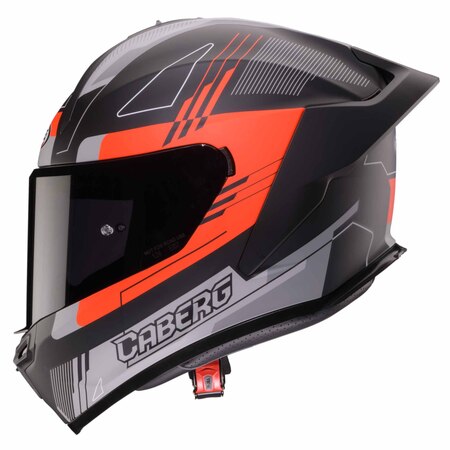 Preview: Caberg Helm | Roxter | Colt | matt-schwarz/grau-fluo-rot