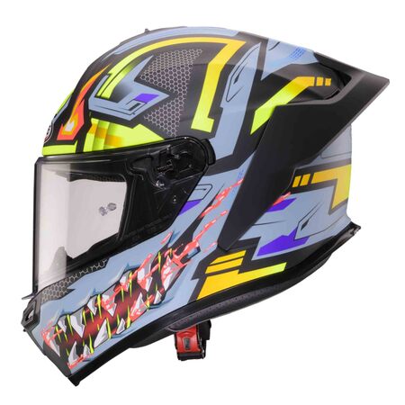 Preview: Caberg Helm | Roxter | Hunter | matt-schwarz/grau-fluo-gelb