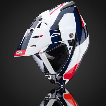 Caberg Helm | Tanami | Scram | weiß/blau-rot