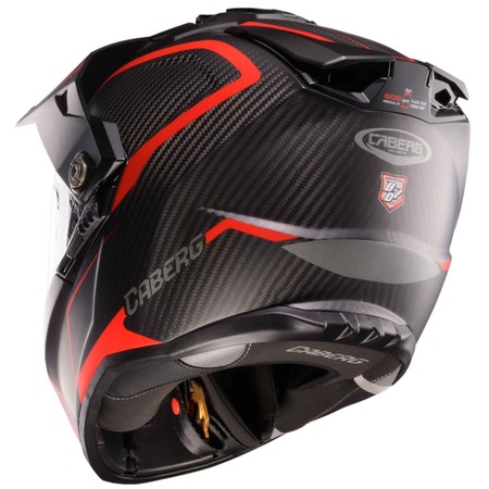 Caberg Helm | Tanami | Carbon | Gravity | schwarz/rot