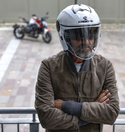 Caberg Helm | Soho | weiß metallic