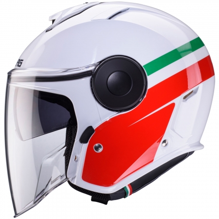 Caberg Helm | Soho | Zephir | Italia weiß/grün-rot
