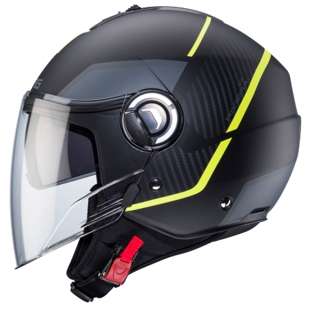 Caberg Helm Riviera V4 X Geo matt-schwarz/anthrazit-fluo-gelb