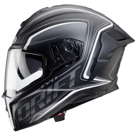 Caberg Helm Drift Evo Integra matt-schwarz/grau-weiß