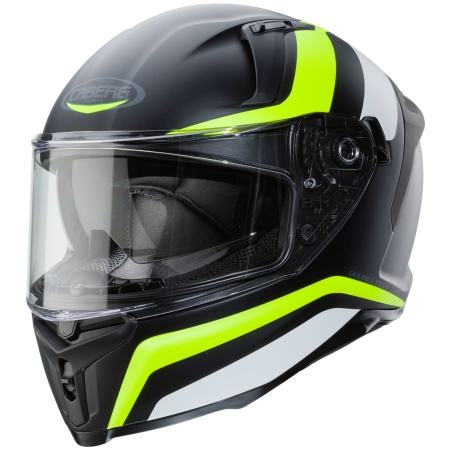 Caberg Helm Avalon Blast matt-schwarz/weiß-fluo-gelb