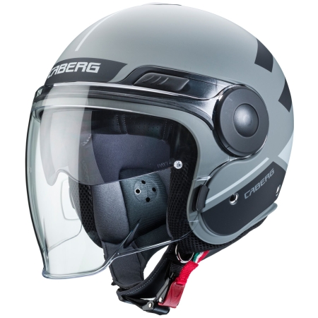 Caberg Helm Uptown Loft matt-grau/schwarz-silber