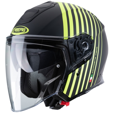 Caberg Helm Flyon Bakari matt-schwarz/fluo-gelb