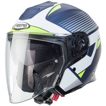 Caberg Helm Flyon Rio matt-blau/weiß-fluo-gelb