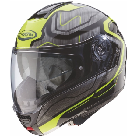 Caberg Helm Levo Flow schwarz/grau-fluo-gelb