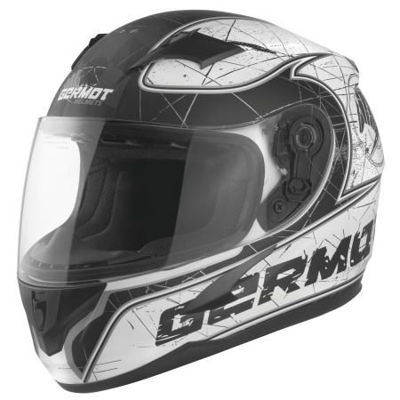 Germot Junior Helm GM 420 matt-weiß/schwarz