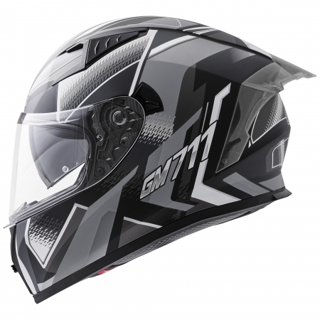 Germot Helm | GM 711 | matt-schwarz/grau