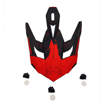 GERMOT | Schild | GM 540 | matt-schwarz/rot