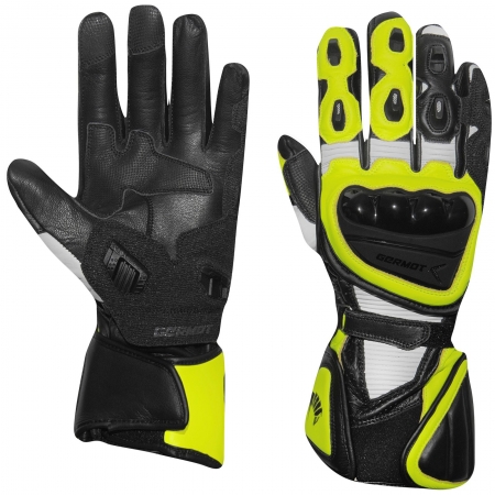 Germot Handschuh Supersport 2 schwarz/weiß-gelb