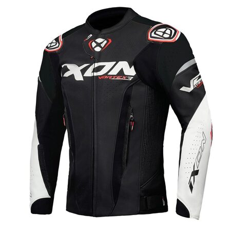 Ixon | Lederjacke | Vortex 3 | Herren | schwarz/weiß