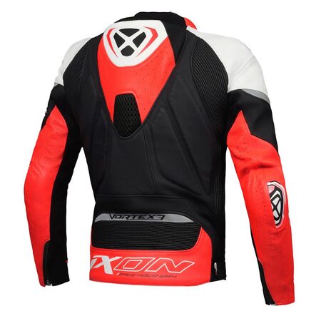 Ixon | Lederjacke | Vortex 3 | Herren | schwarz/weiß/rot