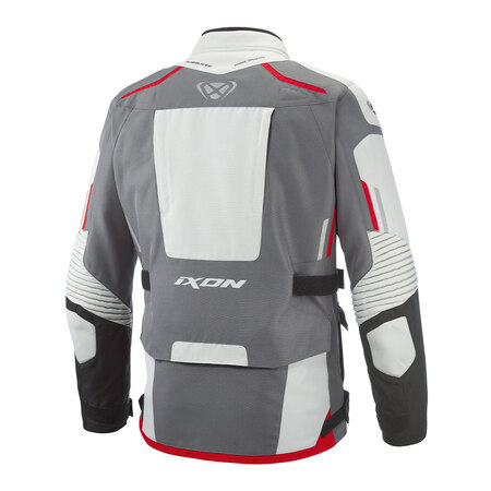 Ixon | Textiljacke | Midgard | Herren | grau/schwarz/rot