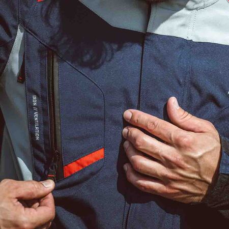Ixon | Textiljacke | Midgard | Herren | grau/navy/schwarz