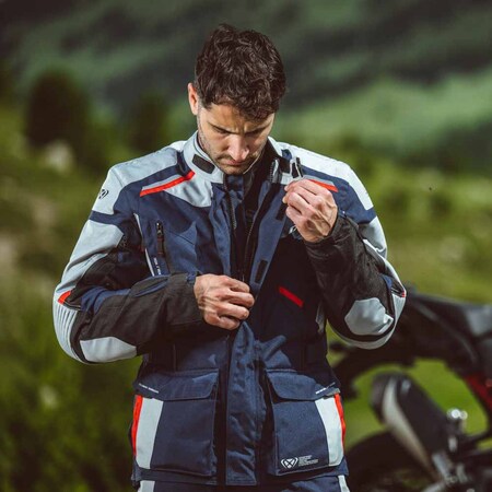 Ixon | Textiljacke | Midgard | Herren | grau/navy/schwarz