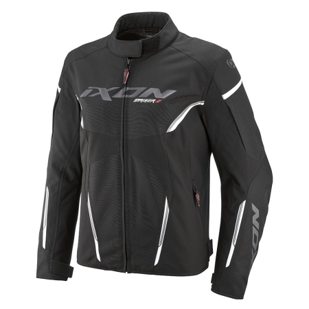 Ixon | Textiljacke | Striker 2 C-Sizing | Herren | schwarz/weiß