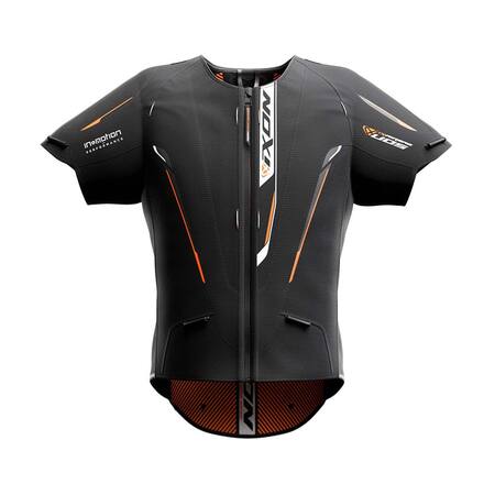 Ixon IX-Airbagweste U05 Herren, schwarz/orange - Größe XS